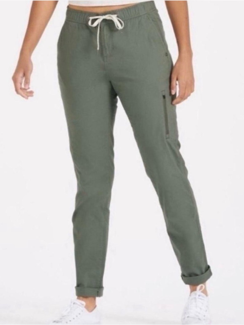 Vuori Ripstop Utility Pants Sage Green Organic Cotton Women’s S